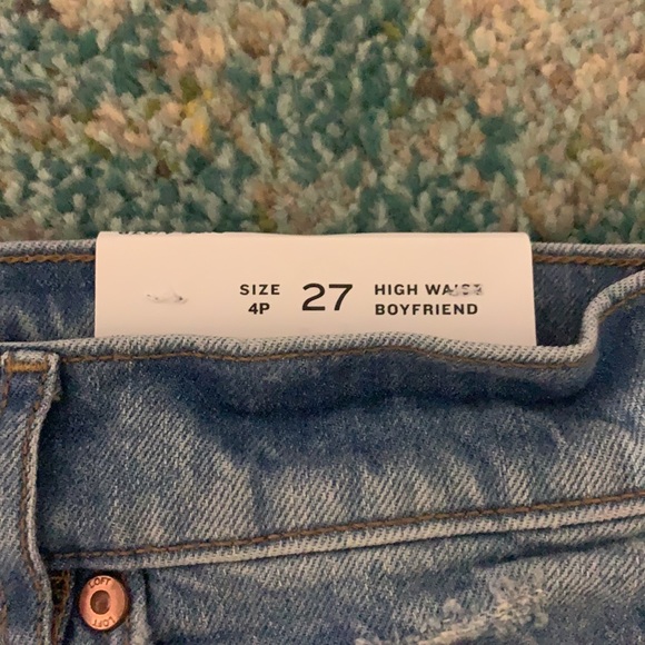 Petite high rise slim pocket boyfriend jeans - Picture 4 of 4